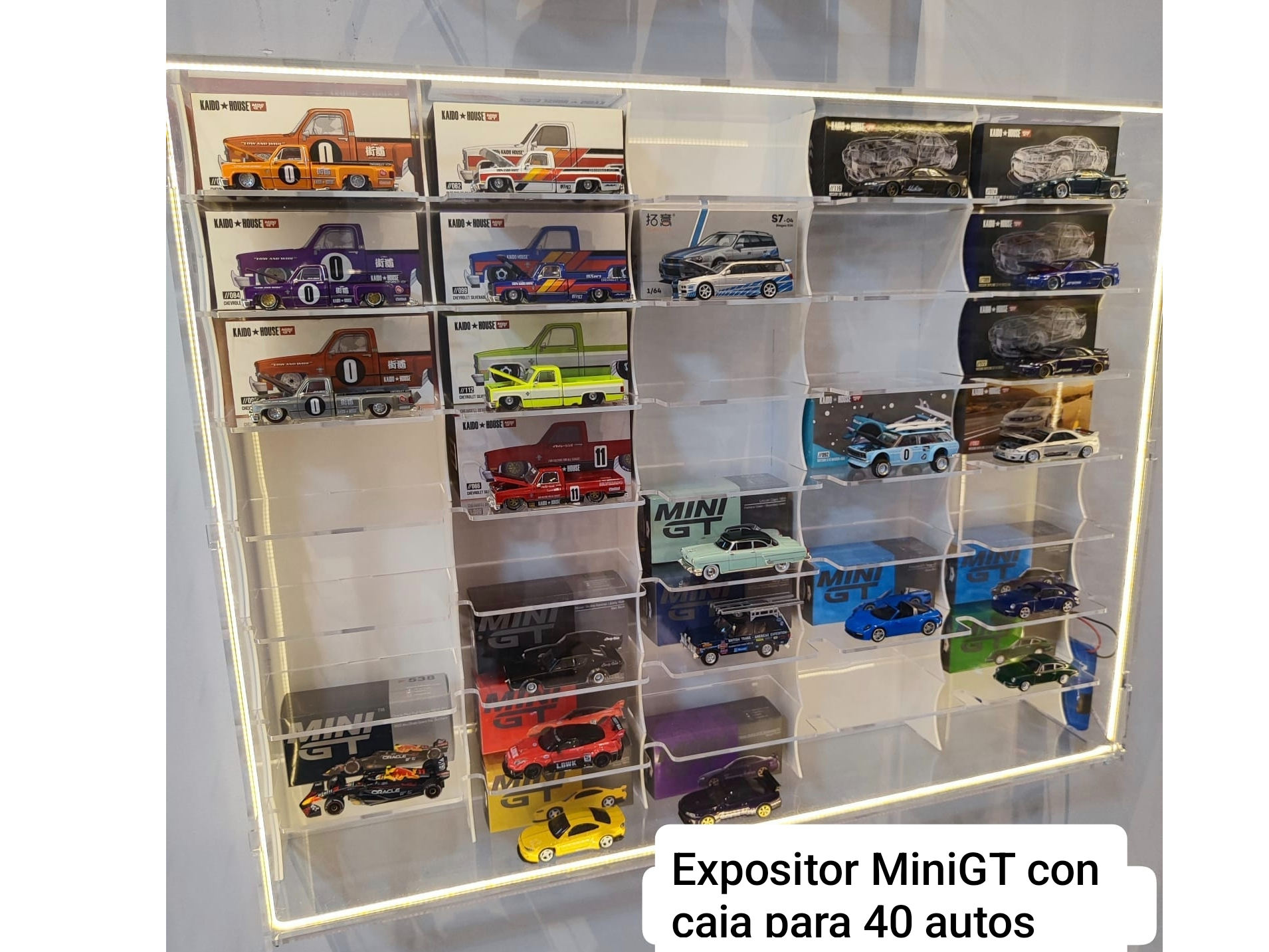 Para MiniGT con caja para 40 autos