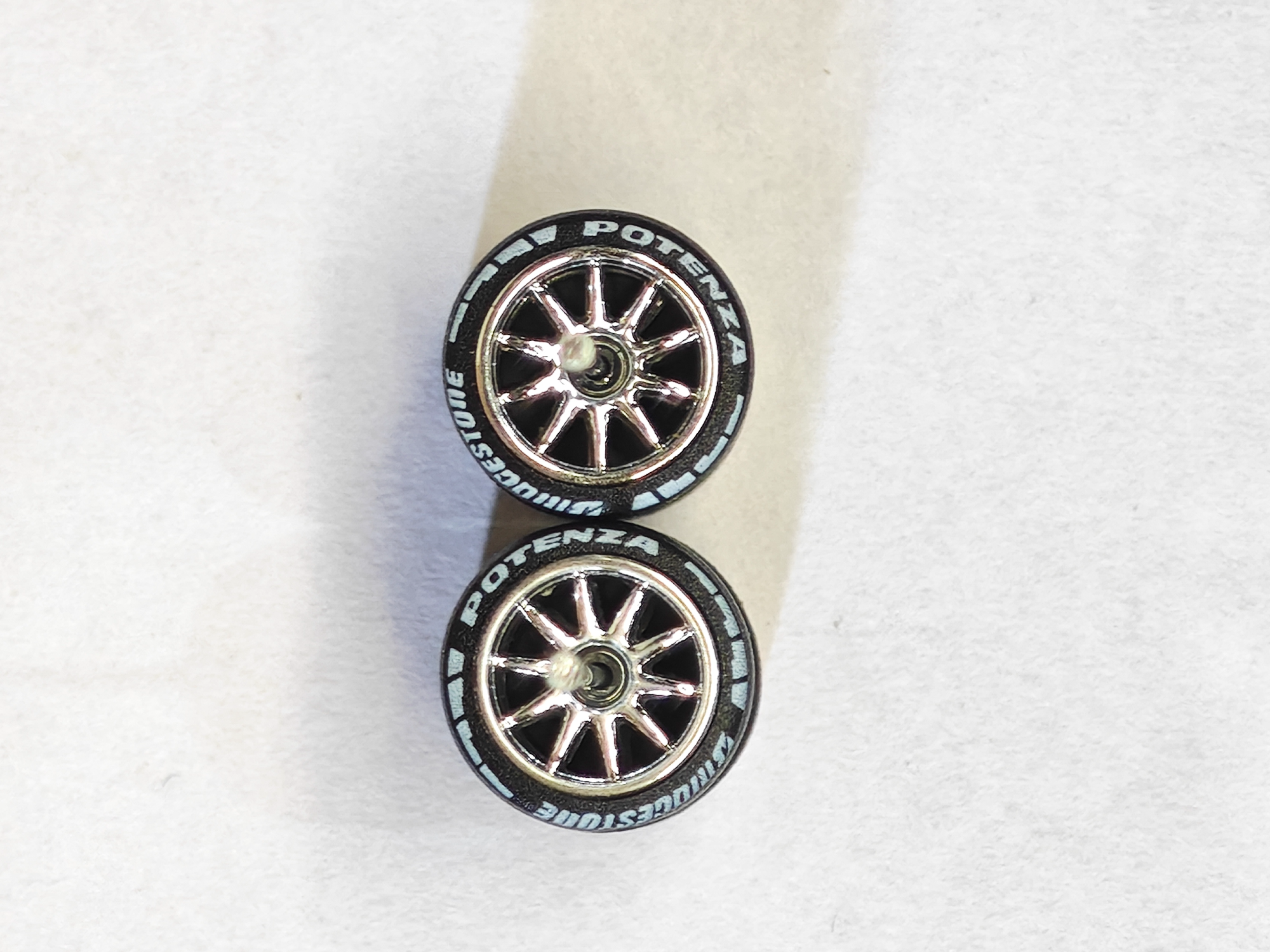 Ruedas de Goma Premium 10 rayos gris