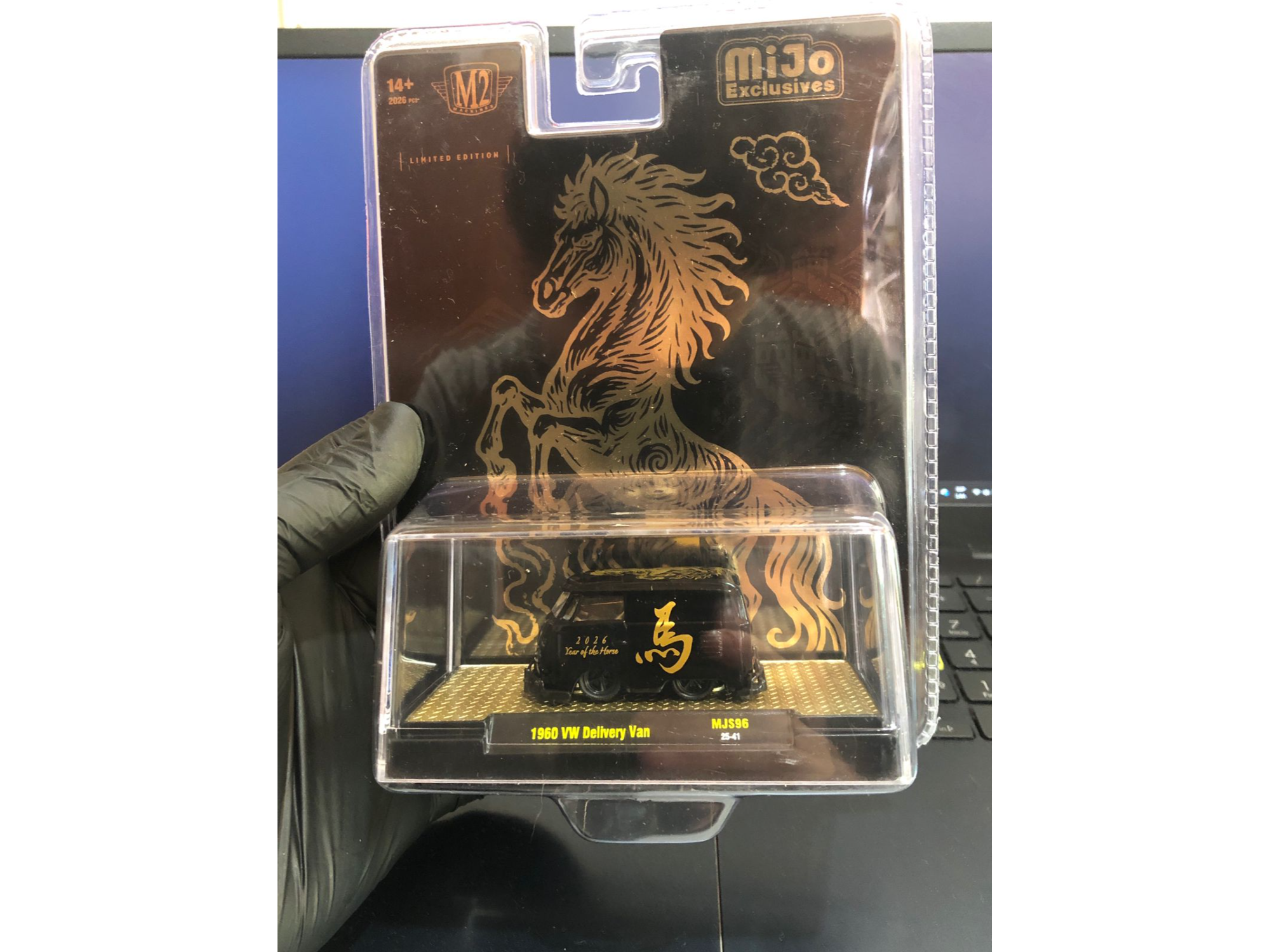 1960 vw Delivery Van Negra