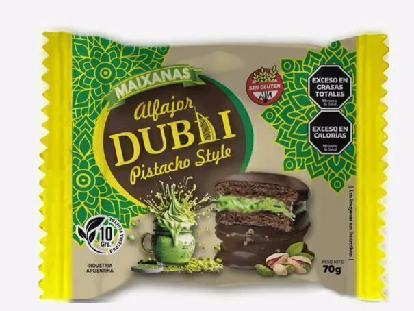 Alfajor Pistacho Dubai Maixanas- Sin Tacc (Copia)