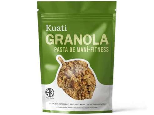 GRANOLA  Kuati PASTA DE MANI- FITNESS - 400 gr. Con cierre Zipper (Copia)