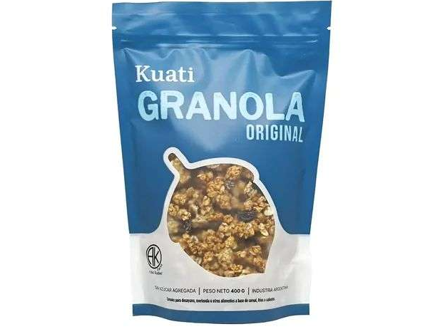 GRANOLA  Kuati ORIGINAL- 400 gr. Con cierre Zipper