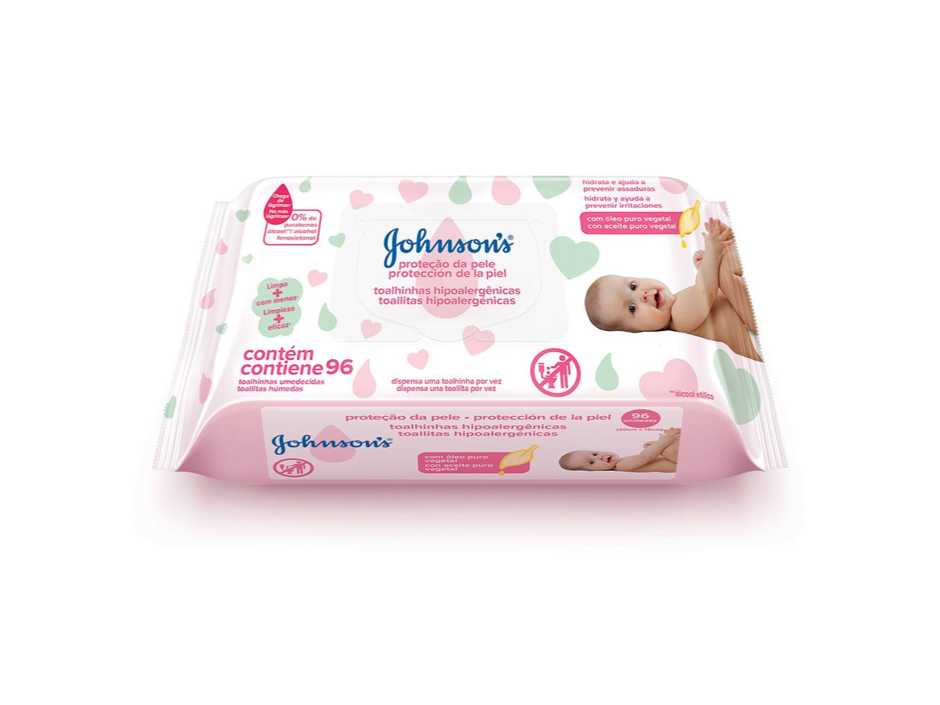 TOALLITAS HÚMEDAS JOHNSON'S EXTRA CUIDADO