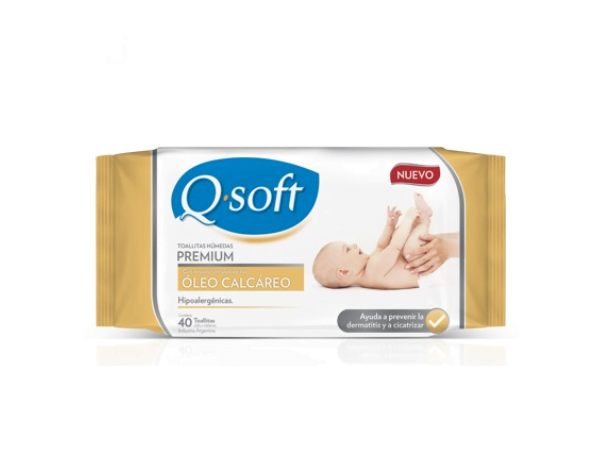 TOALLITAS HUMEDAS Q-SOFT OLEO CALCAREO