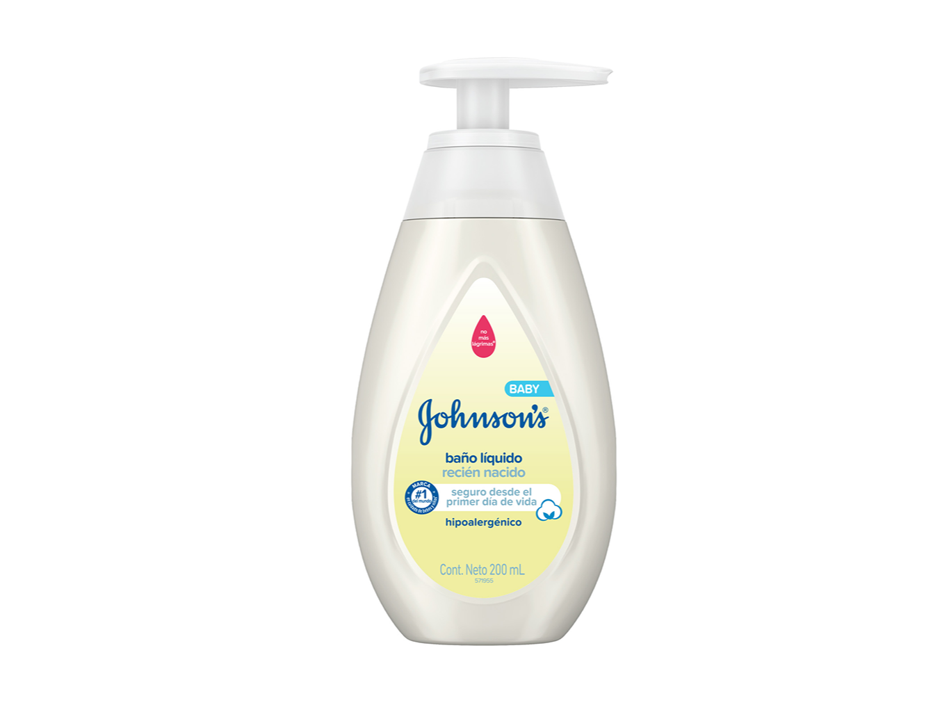 JOHNSON BABY BAÑO LIQUIDO RECIEN NACIDO