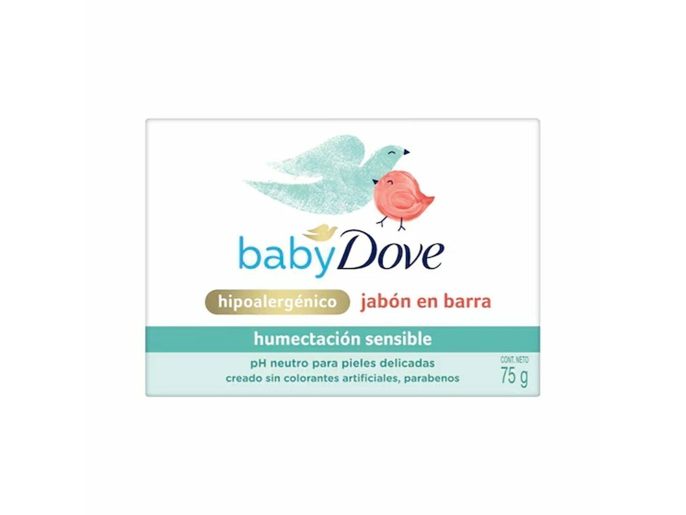 BABY DOVE JABON EN BARRA HUMECTACION SENSIBLE
