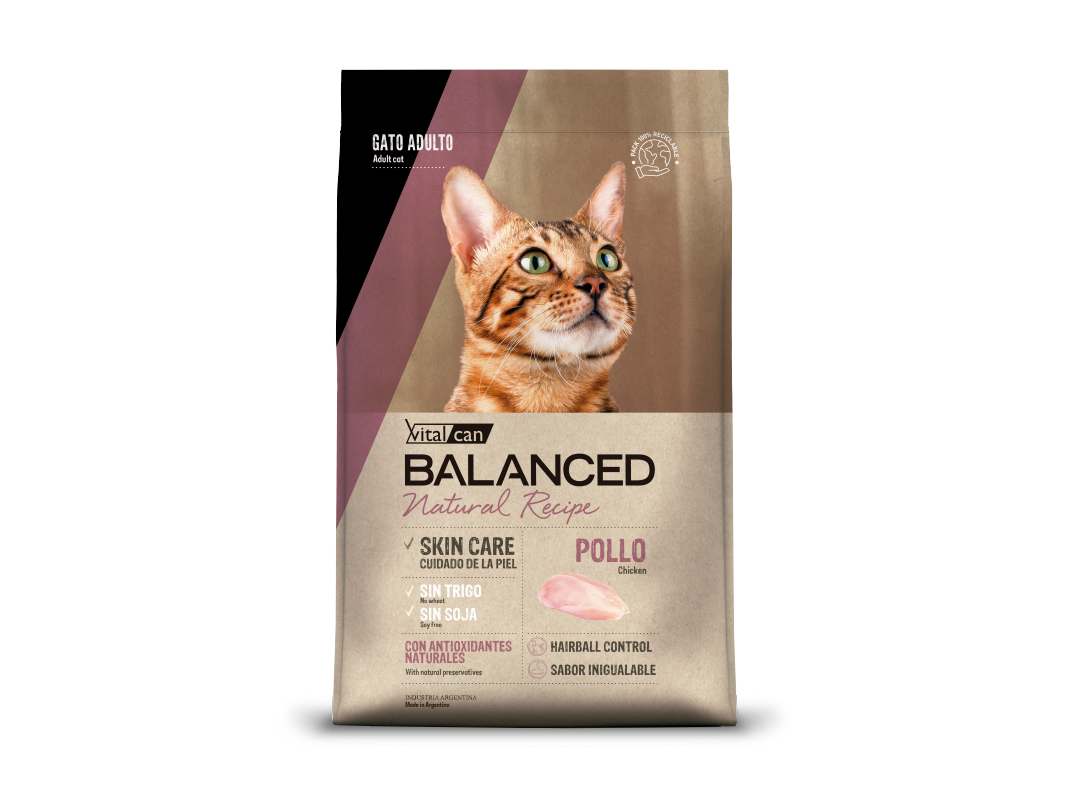 BALANCED GATO NATURAL RECIPE POLLO