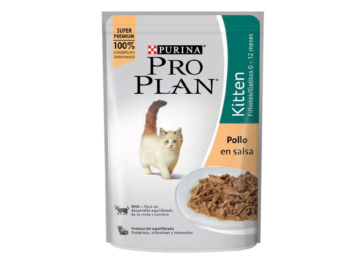 POUCH PRO PLAN KITTEN POLLO 85gr