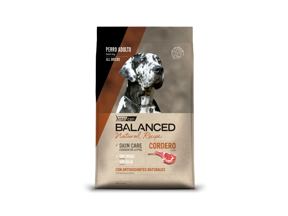 BALANCED NATURAL RECIPE PERRO CORDERO