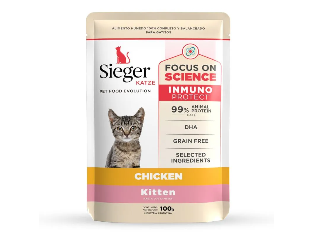 POUCH SIGER KITTEN X 100Gr