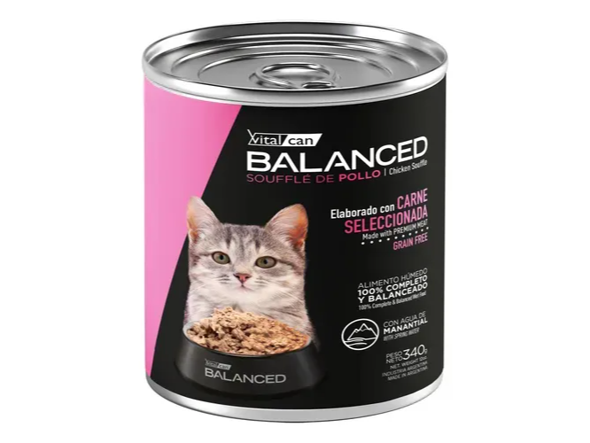 BALANCED GATO KITTEN LATA X 340Gr