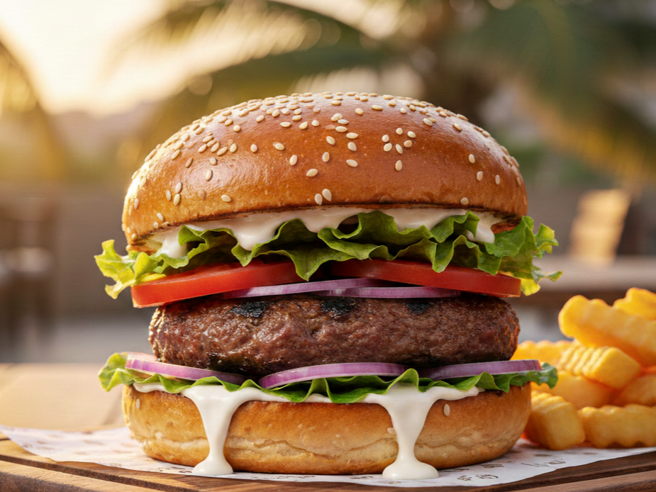 2 Hamburguesas mas Papas Fritas