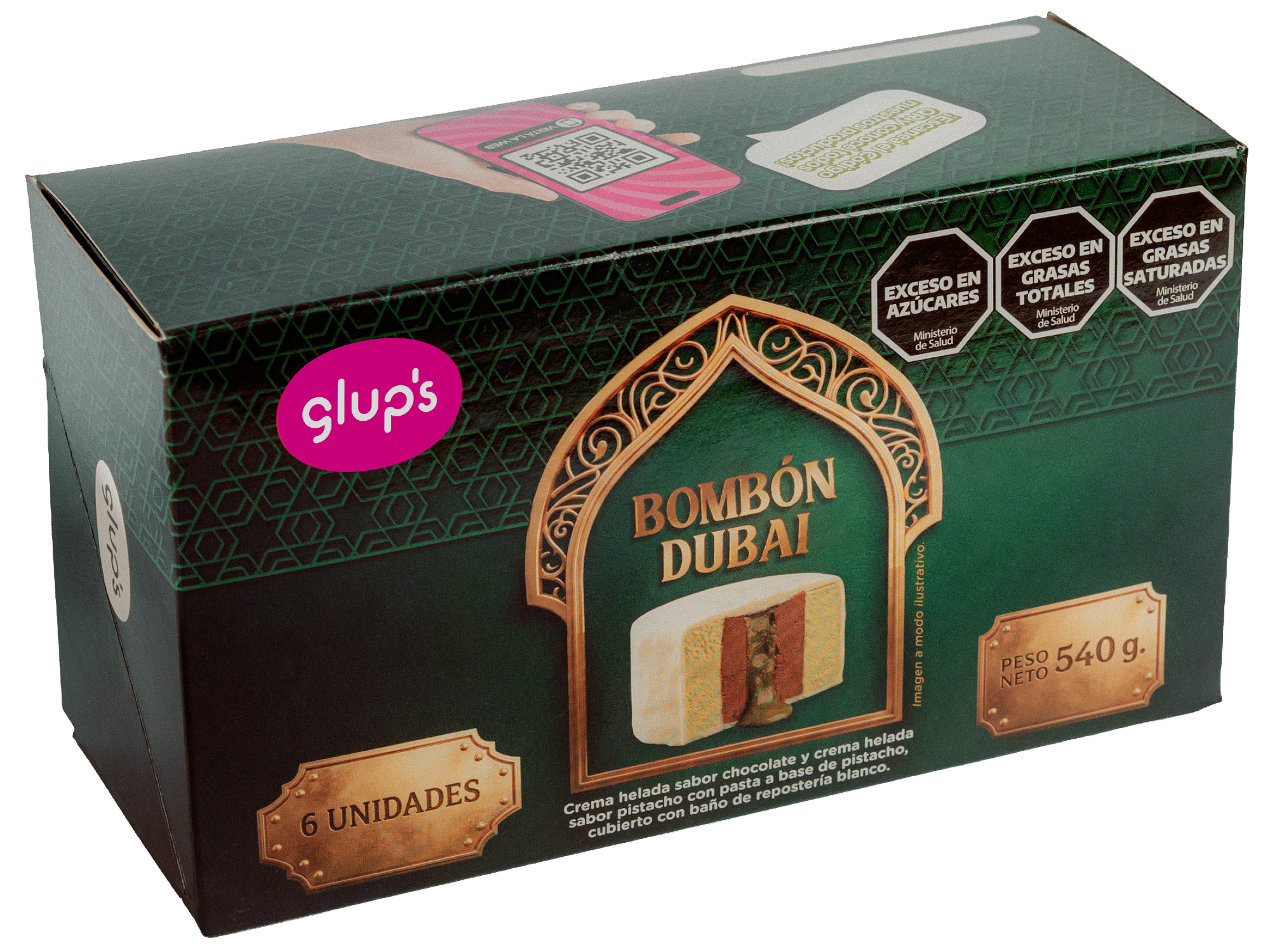 Bombón Dubai x 6 u