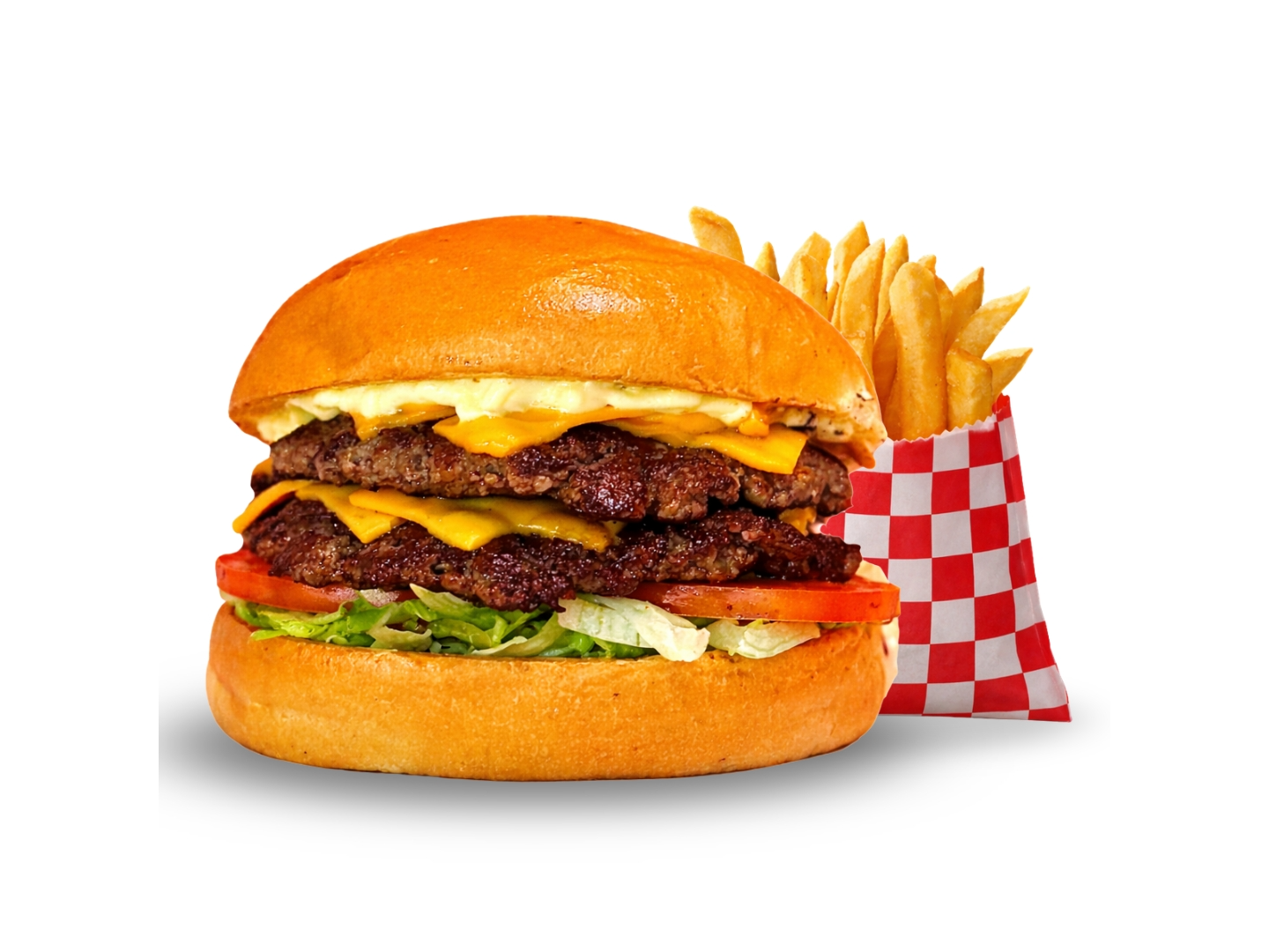 Not diet DOBLE con papas