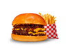 Americana DOBLE con papas