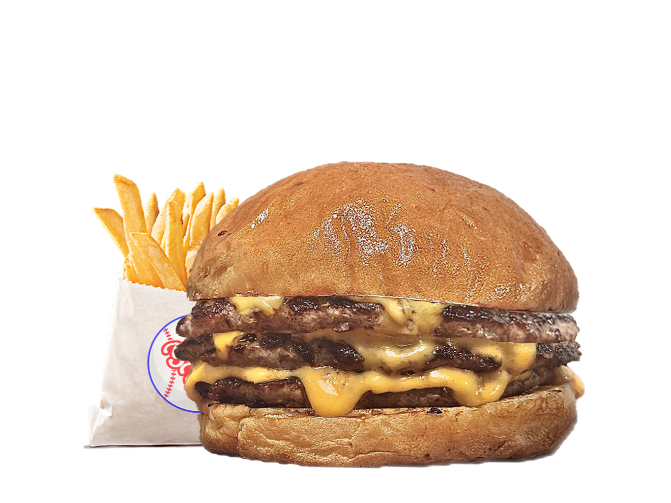 Cheese con papas (Triple)