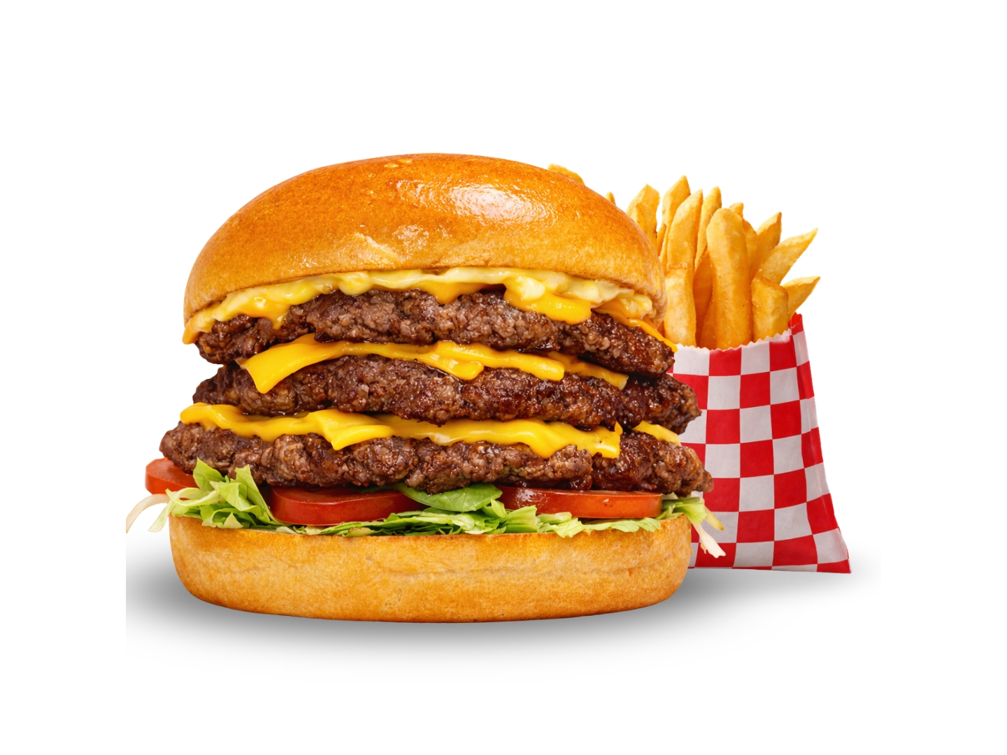 Not diet TRIPLE con papas