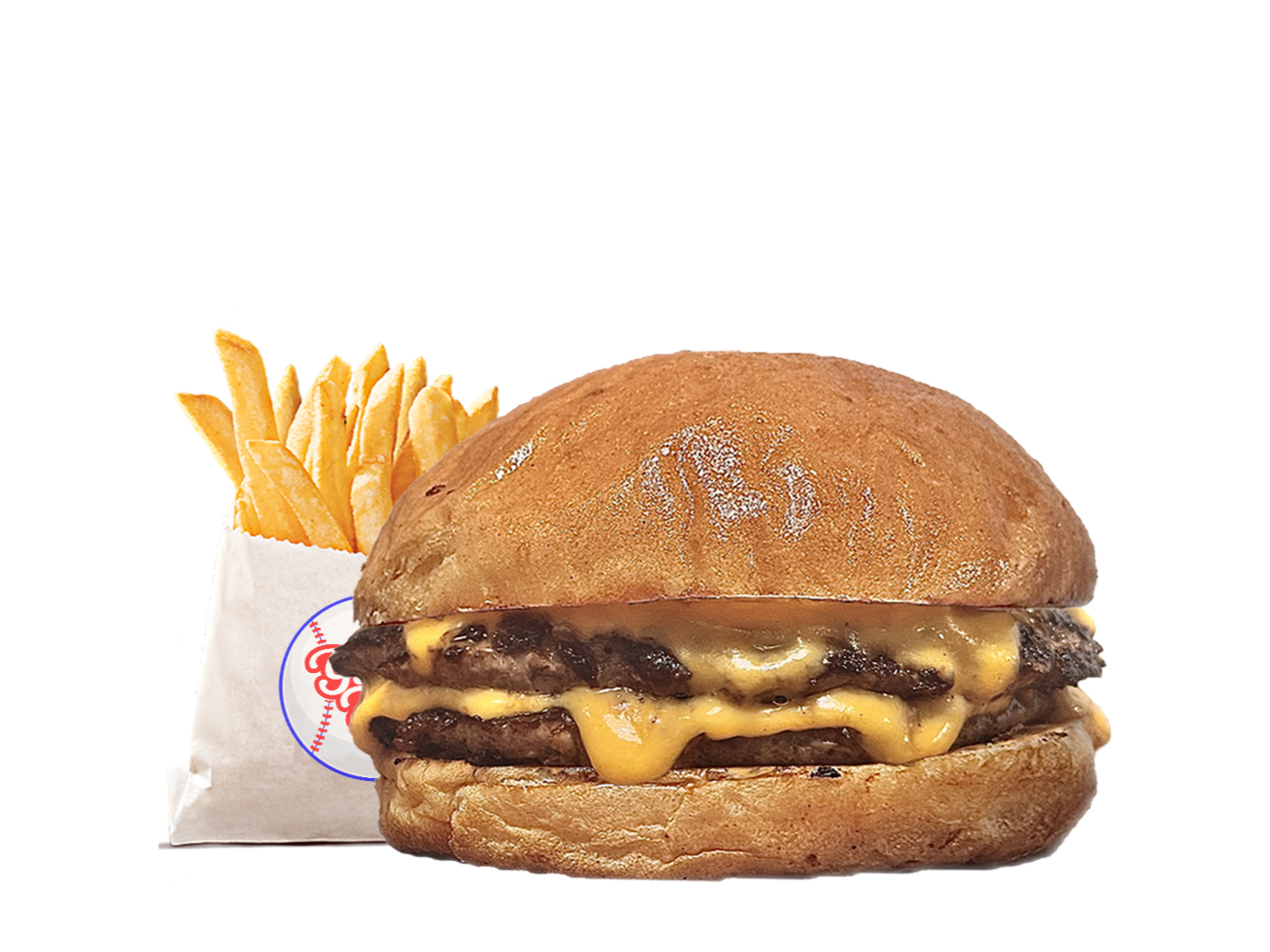 Cheese con papas (doble)