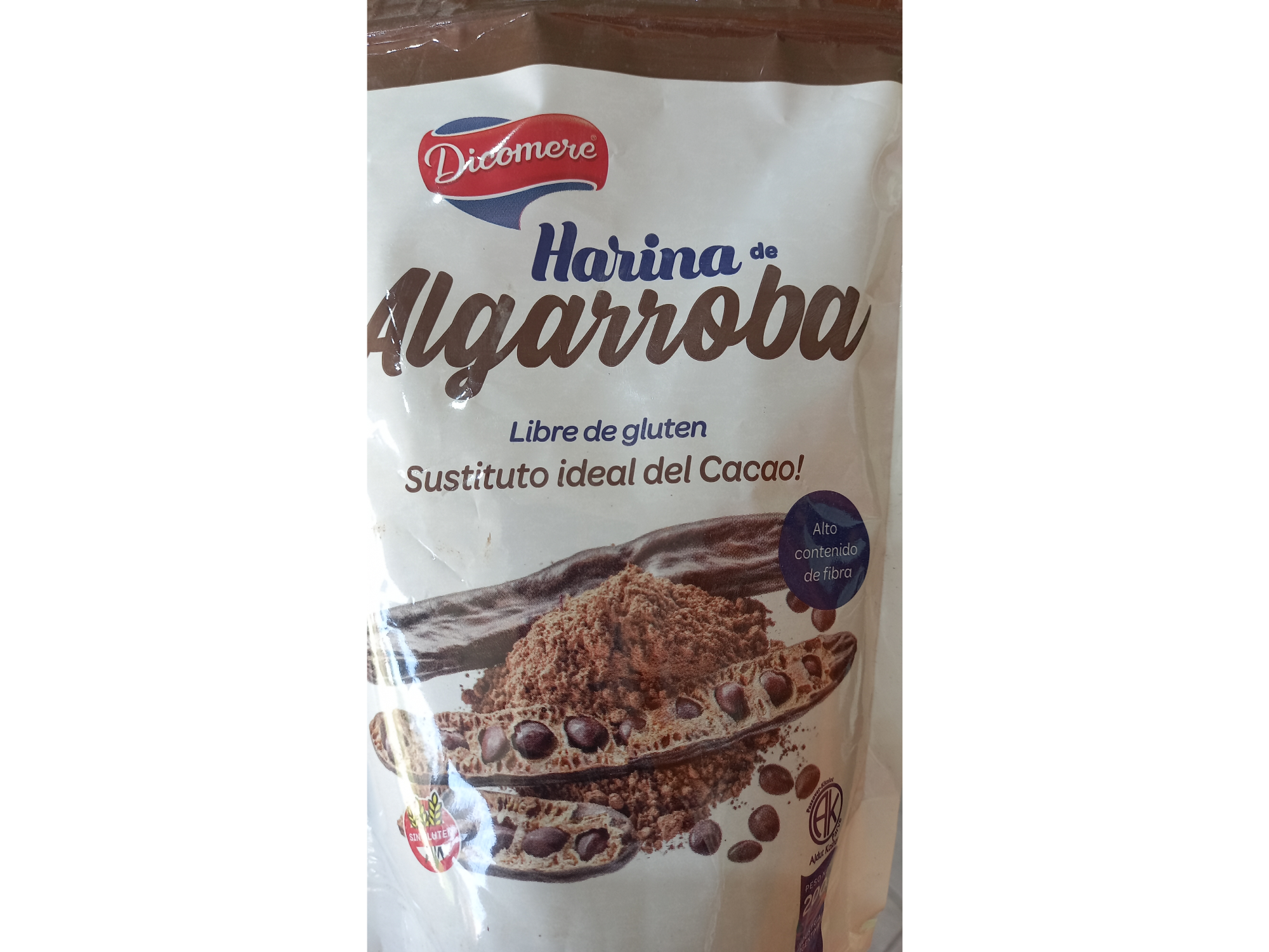 harina de algarroba x 200 grs