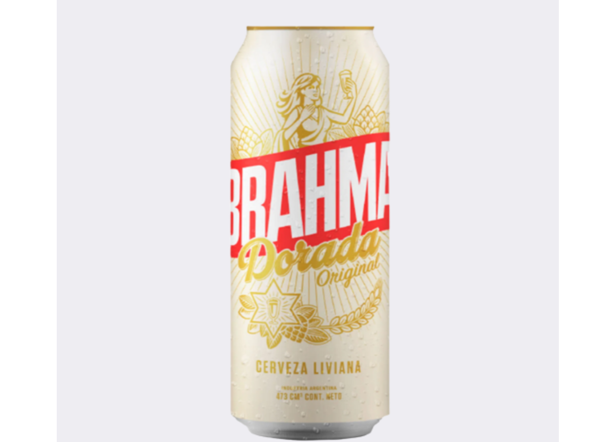 CERVEZA BRAHMA DORADA LATA 473ML