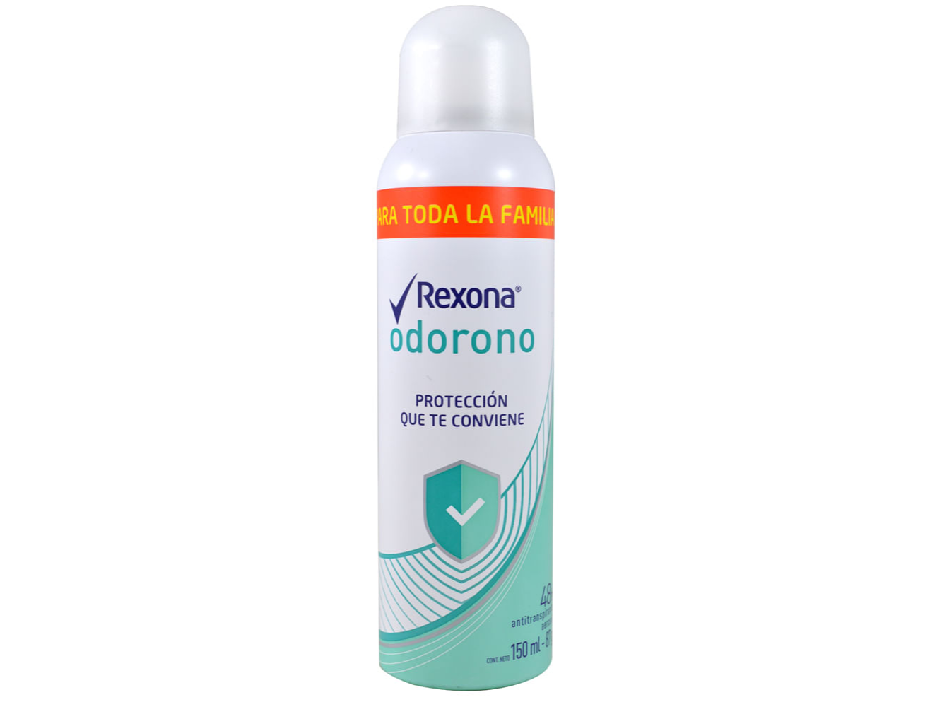 DESODORANTE REXONA ANTITRANSPIRANTE ODORONO AEROSOL  150ML