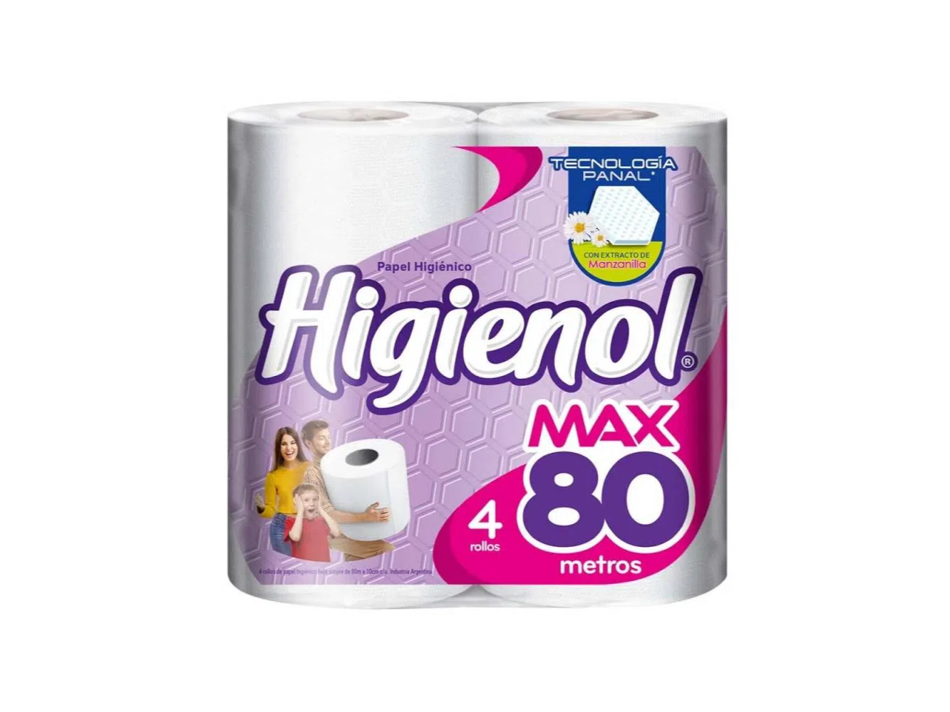 PAPEL HIGIÉNICO HIGIENOL X4 UN