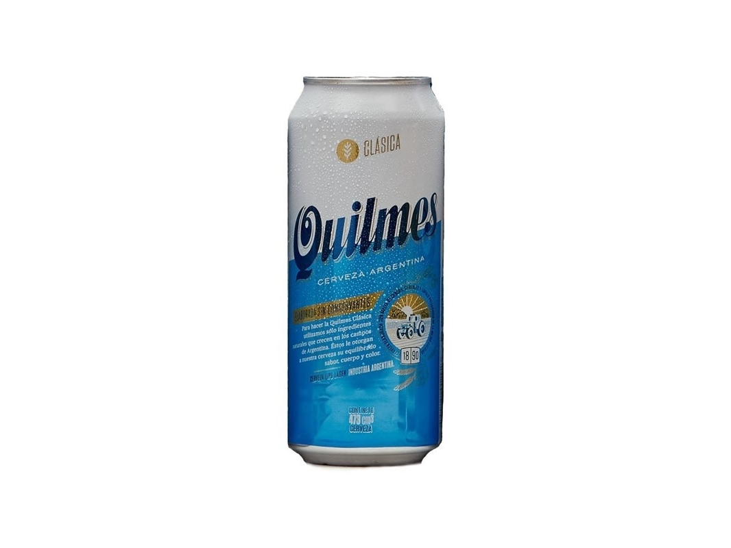 CERVEZA LATA QUILMES RUBIA 473ML