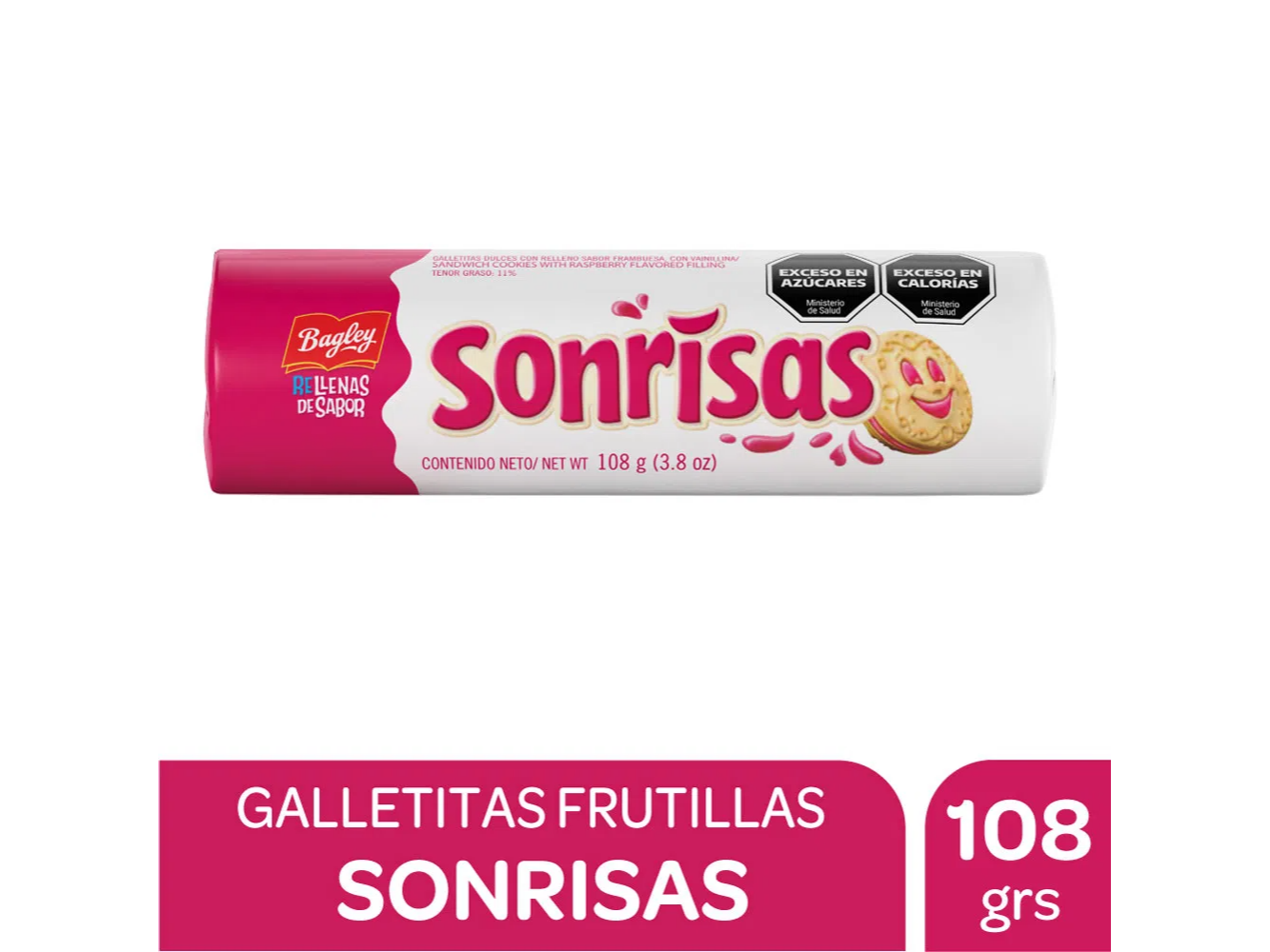 SONRISAS FRAMBUESA 84GR