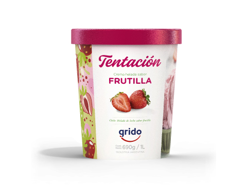 TENTACIÓN FRUTILLA 1LT