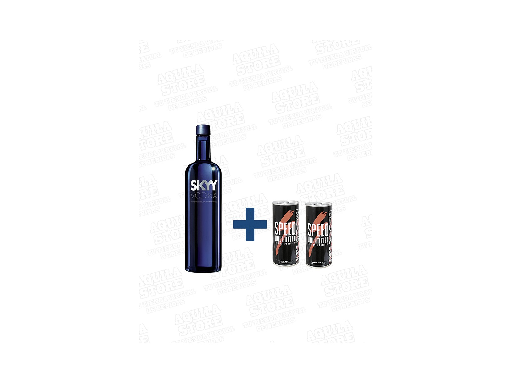 1 SKYY (SABOR A ELECCIÓN) + 2 SPEED 269ML + HIELO