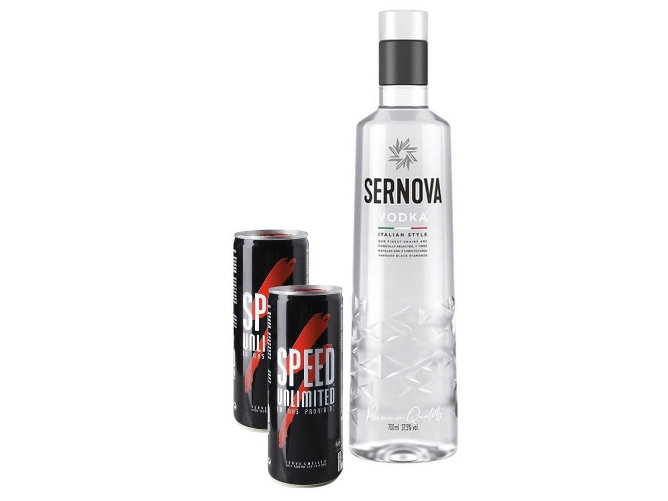 1 SERNOVA (SABOR A ELECCIÓN) + 2 SPEED CH 269ML + HIELO