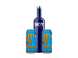 1 SKYY (SABOR A ELECCIÓN) + 2 MONSTER + HIELO