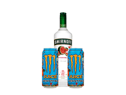 1 SMIRNOFF (SABOR A ELECCIÓN) + 2 MONSTER + HIELO