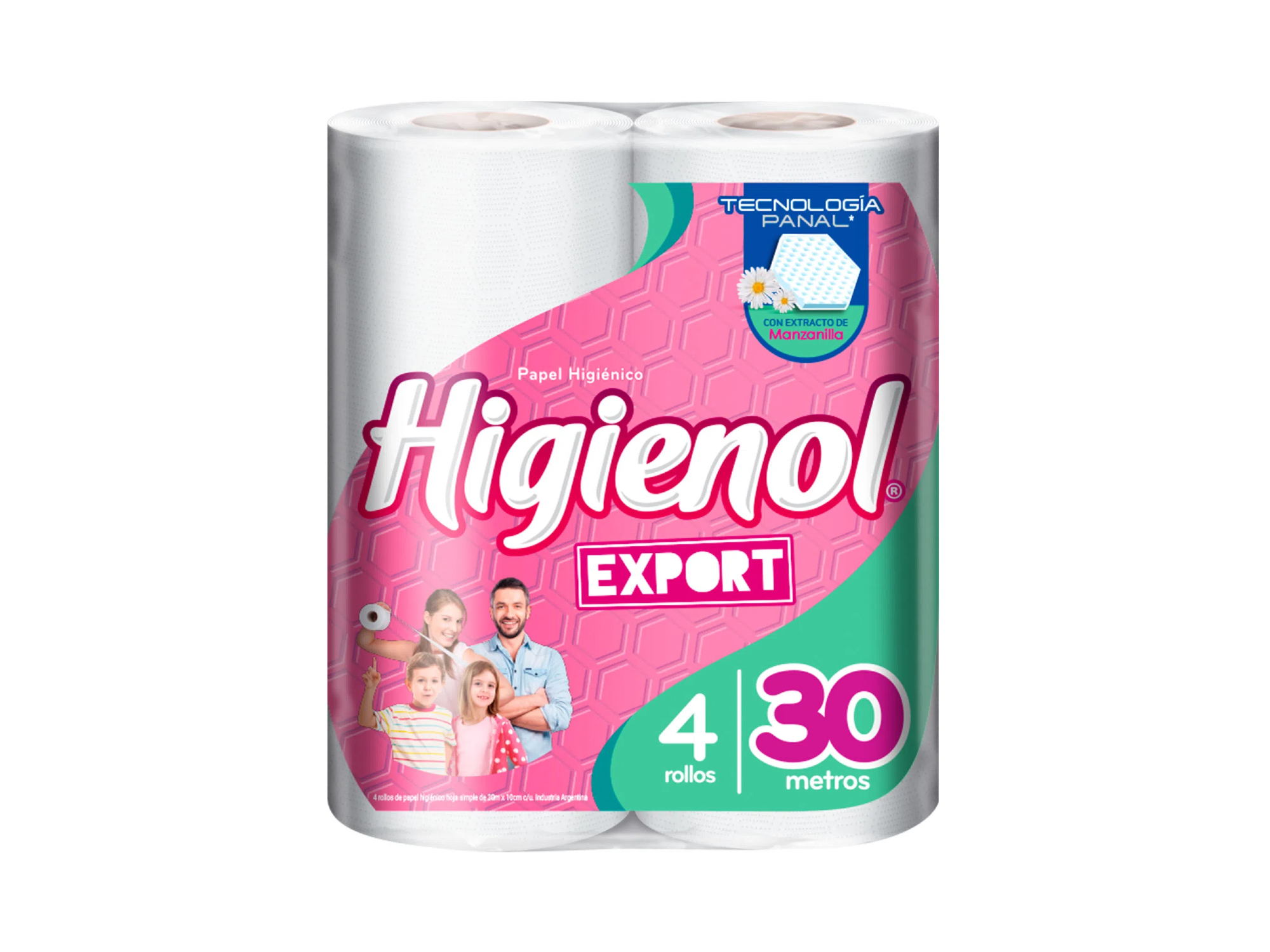 HIGIENOL EXPORT PAPEL HIGIÉNICO X4 30MT