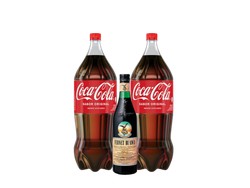COMBO (K) FERNET GR + 2 COCA DESCARTABLE 2,5 ML+ HIELO