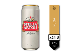 CERVEZA STELLA 473ML LATA