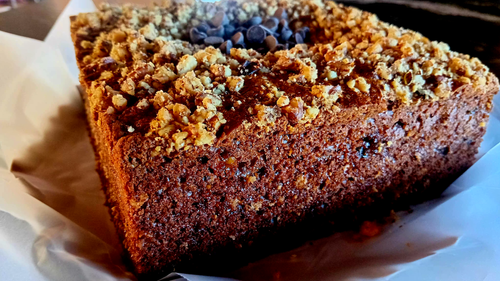 Budin de coco y nuez