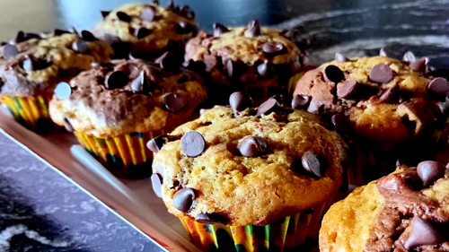 Muffins marmolados