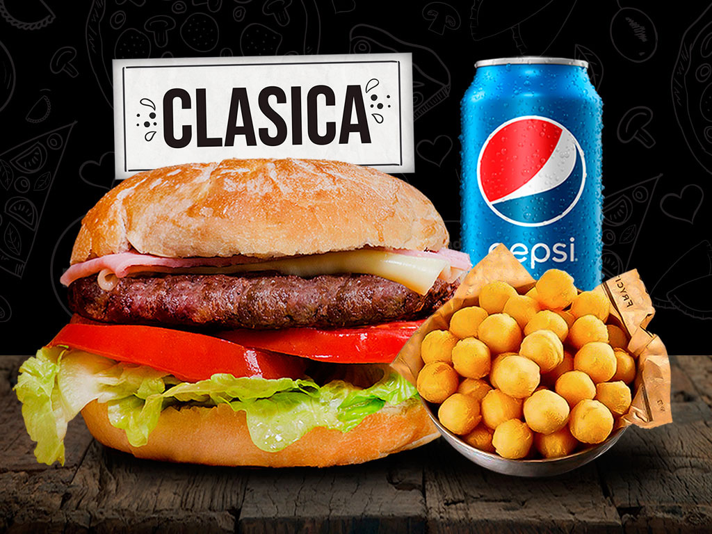 COMBO NINJA BURGUER CLÁSICA