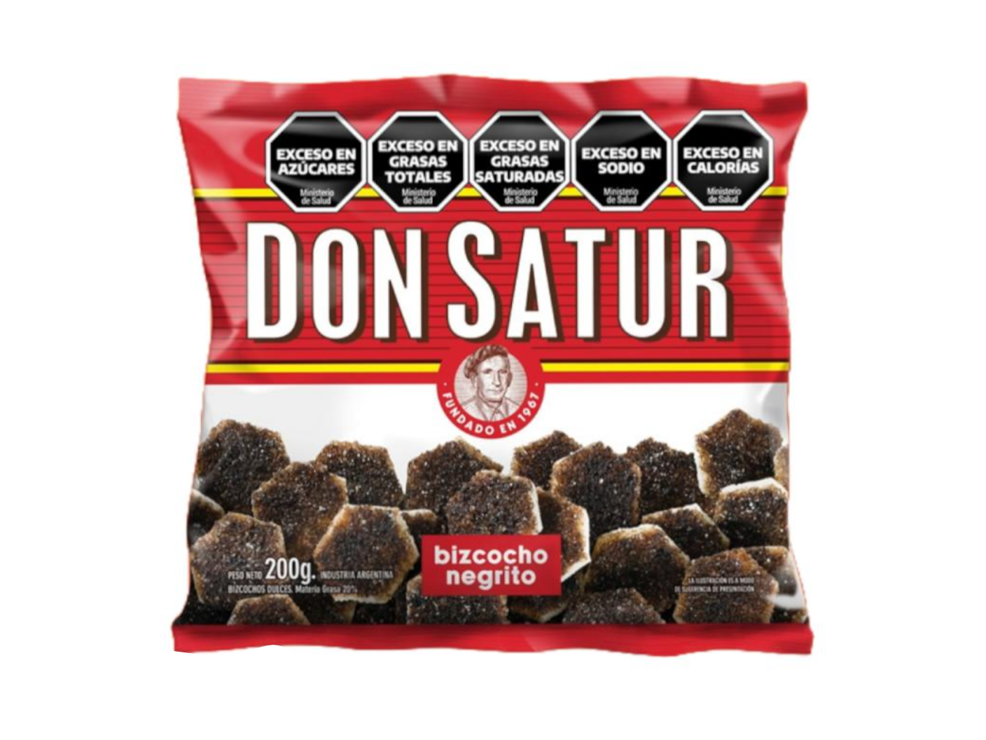 Bizcochos Don Satur Tortita Negra