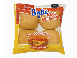 Pan de Papa Clásico para Hamburguesas Voglia x4uni