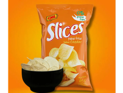Papas Sabor Cheddar Slices x65g