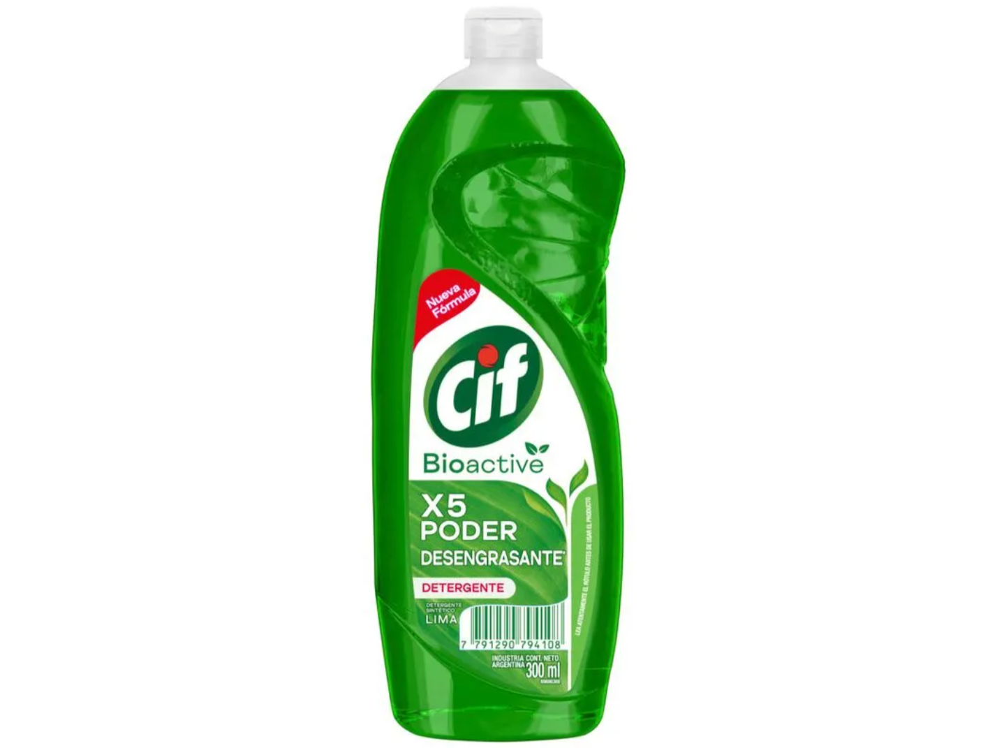 Detergente Cif Bioactive Lima Verde 300cc