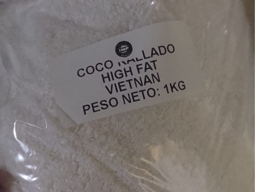 Coco Rallado,Harina y Escamas