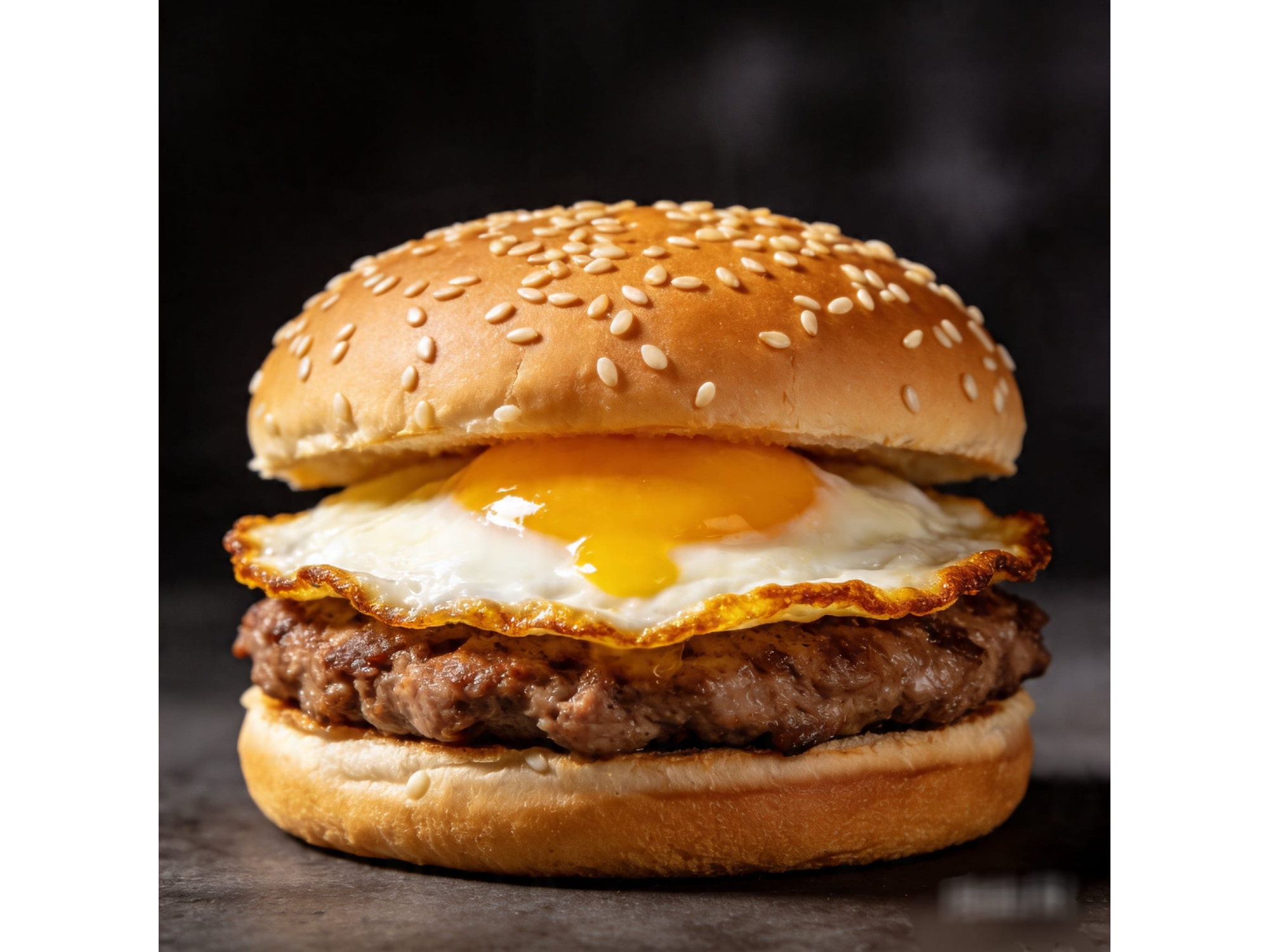 N°3  Hamburguesa con huevo frito