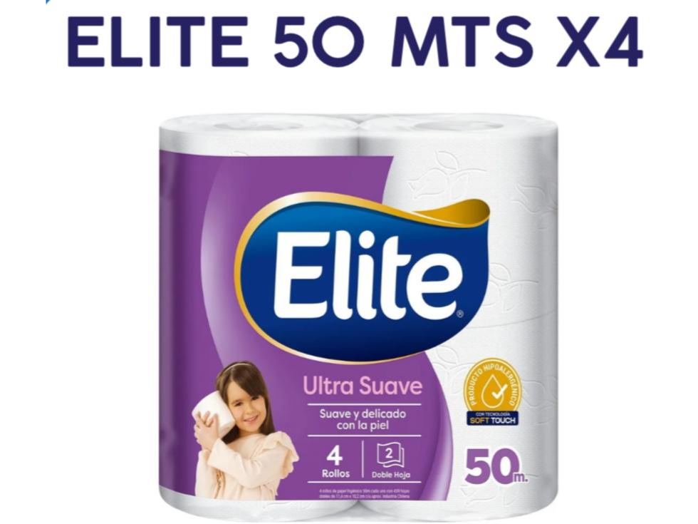 Elite 50mt 4 rollos