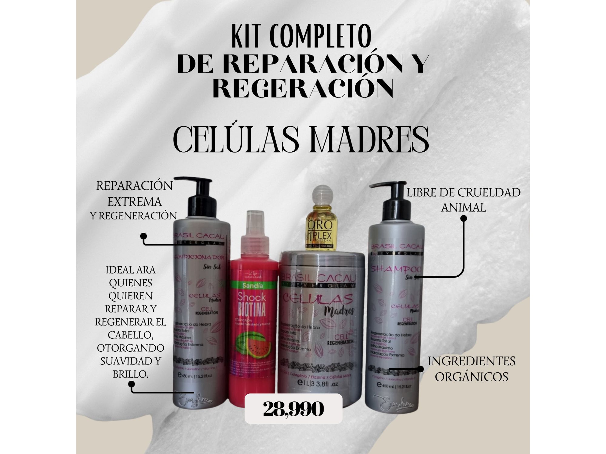 KIT CELULAS MADRES PRO