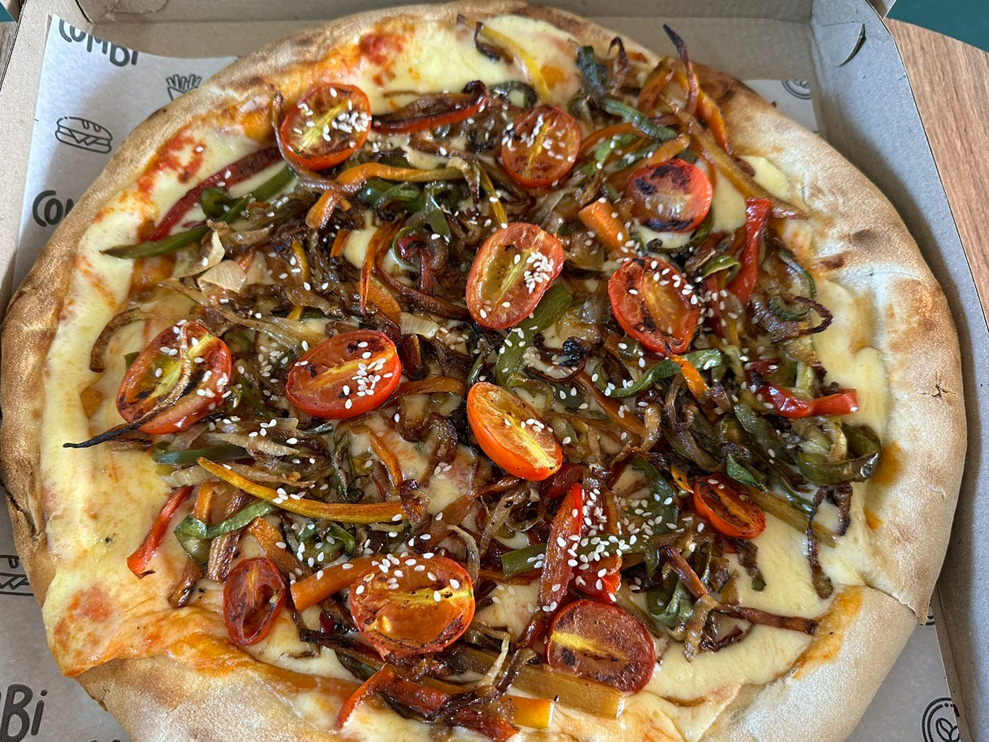 Pizza de vegetales