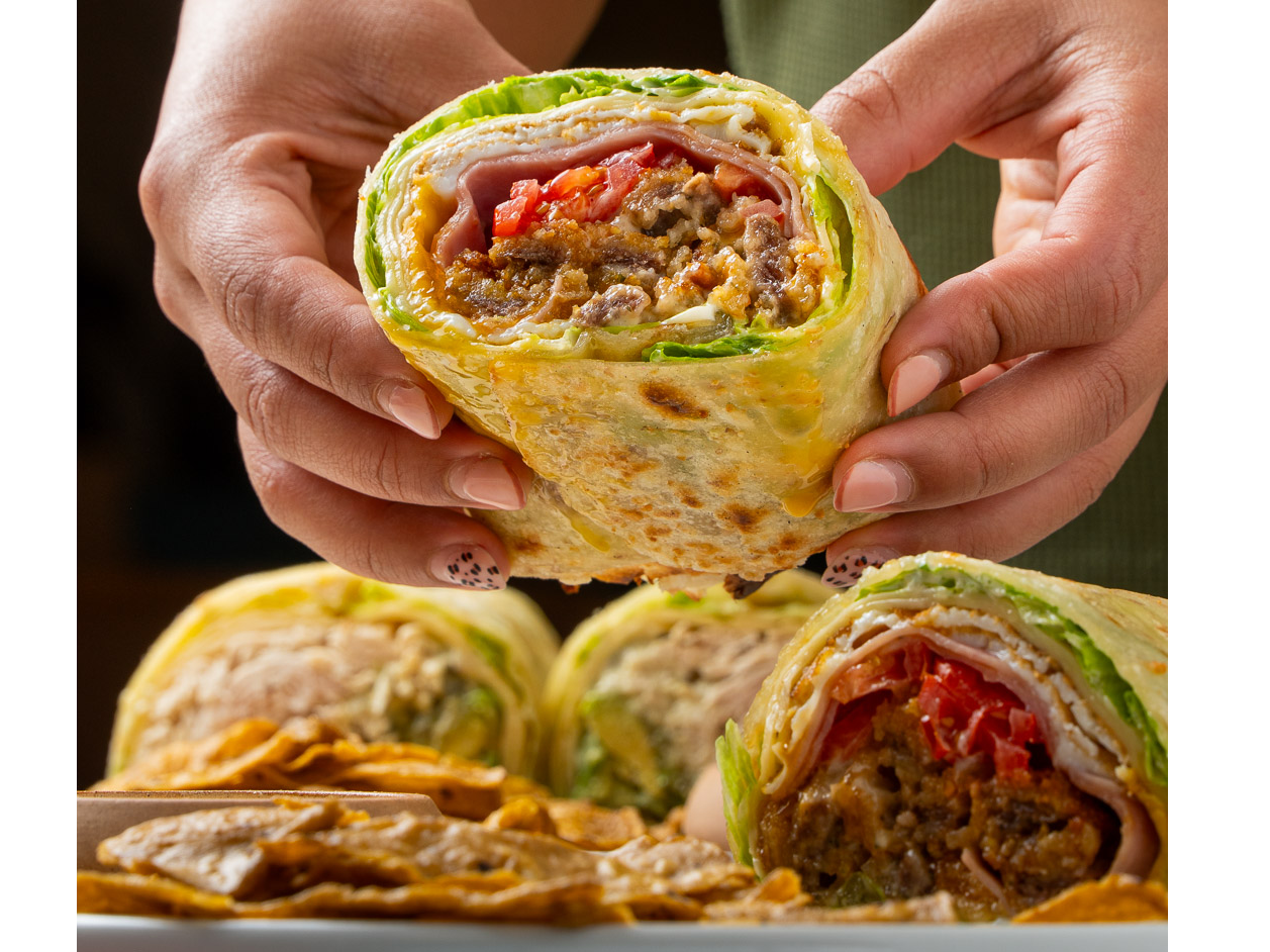 Wrap Milanesa de Peceto de Combi Recta