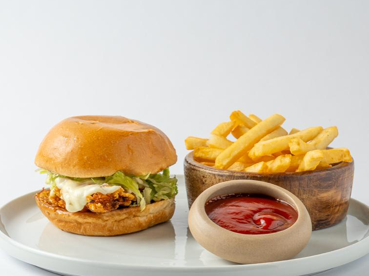 Burger pollo crispy